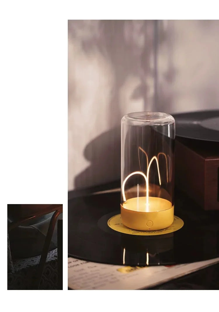 Portable quantum wire ambient magnetic light Type-C charging, eye protection function, bedroom, study, camping, Christmas gift