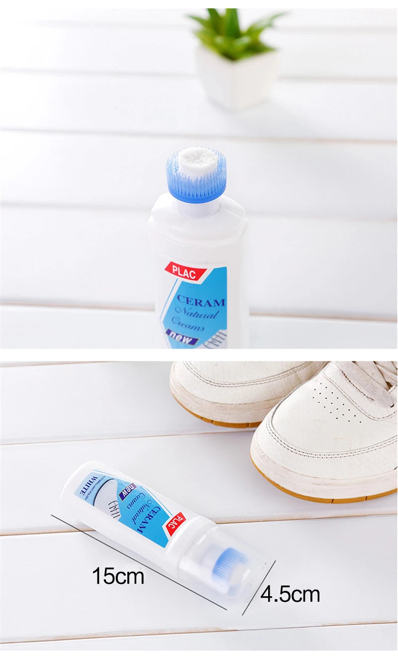iawesome White Shoes Cleaner Polish Cleaning Tool For Casual Leather Shoe Sneakers Shoe Brushes Spong Supplies Magic Refreshed