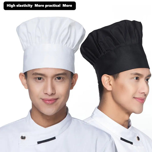 2025NEW Adjustable Catering Cook Hat Chef Kitchen Work Cap for Food Service Hotel Restaurant Canteen Household Cooking