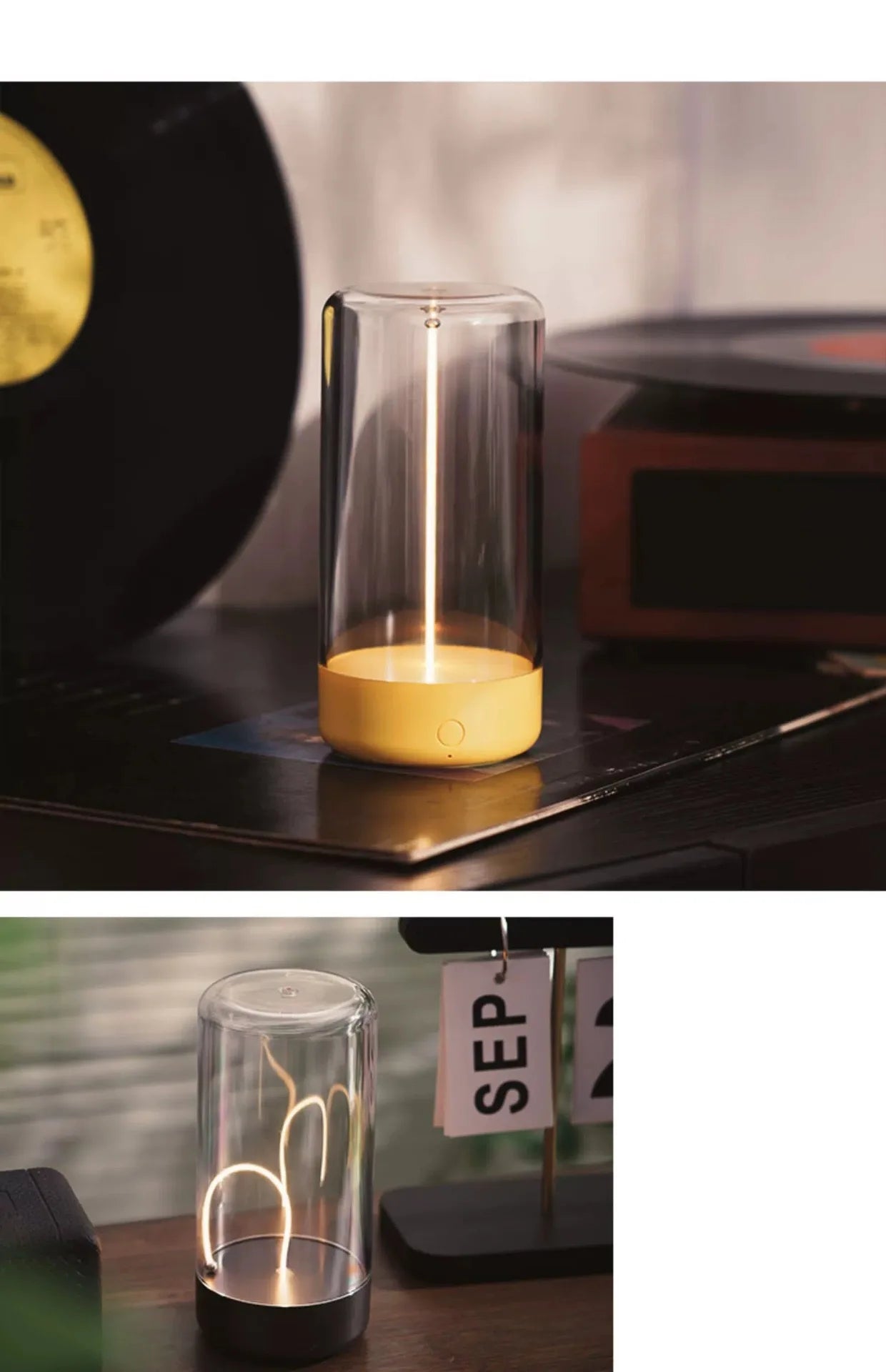 Portable quantum wire ambient magnetic light Type-C charging, eye protection function, bedroom, study, camping, Christmas gift