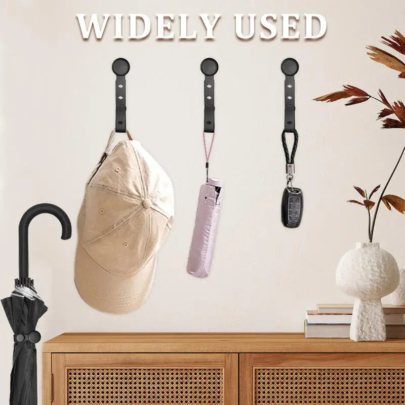 Magnetic Cable Ties With Adhesive Iron Sheet Reusable Silicone Wire Organizer With Buckle Holes Elastic Cable Management Straps