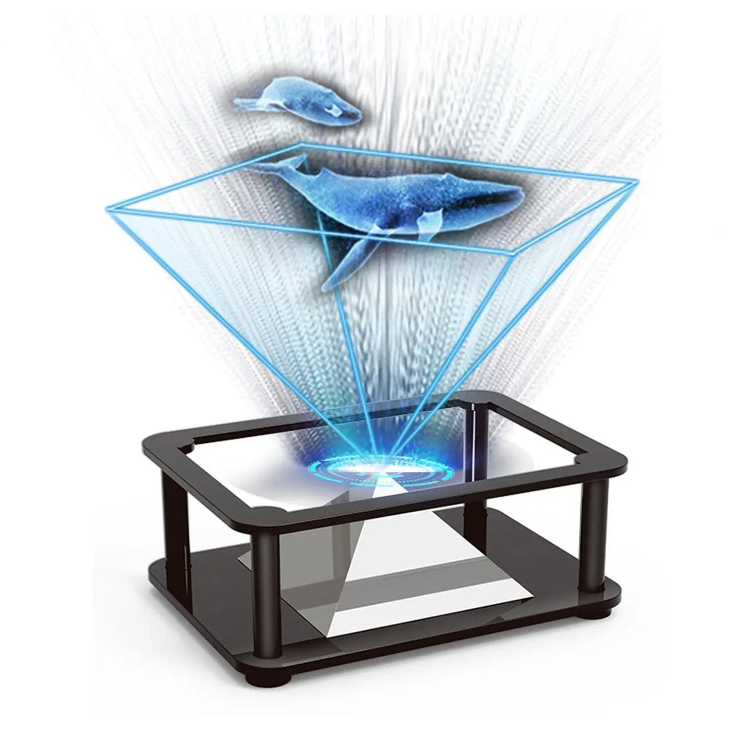 3D Holographic Projection DIY Science Experiment Technology Products Kids Phone 3D Hologram Display Projector Stand Tecnologia