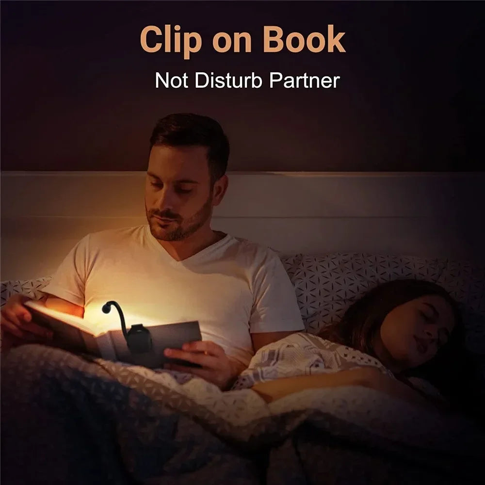 Led Usb Light Steplessly Brightening 3 Colors Book Lamp Room Lights Bed Home-appliance Read Chargeable Fixture Lamps Books Desk