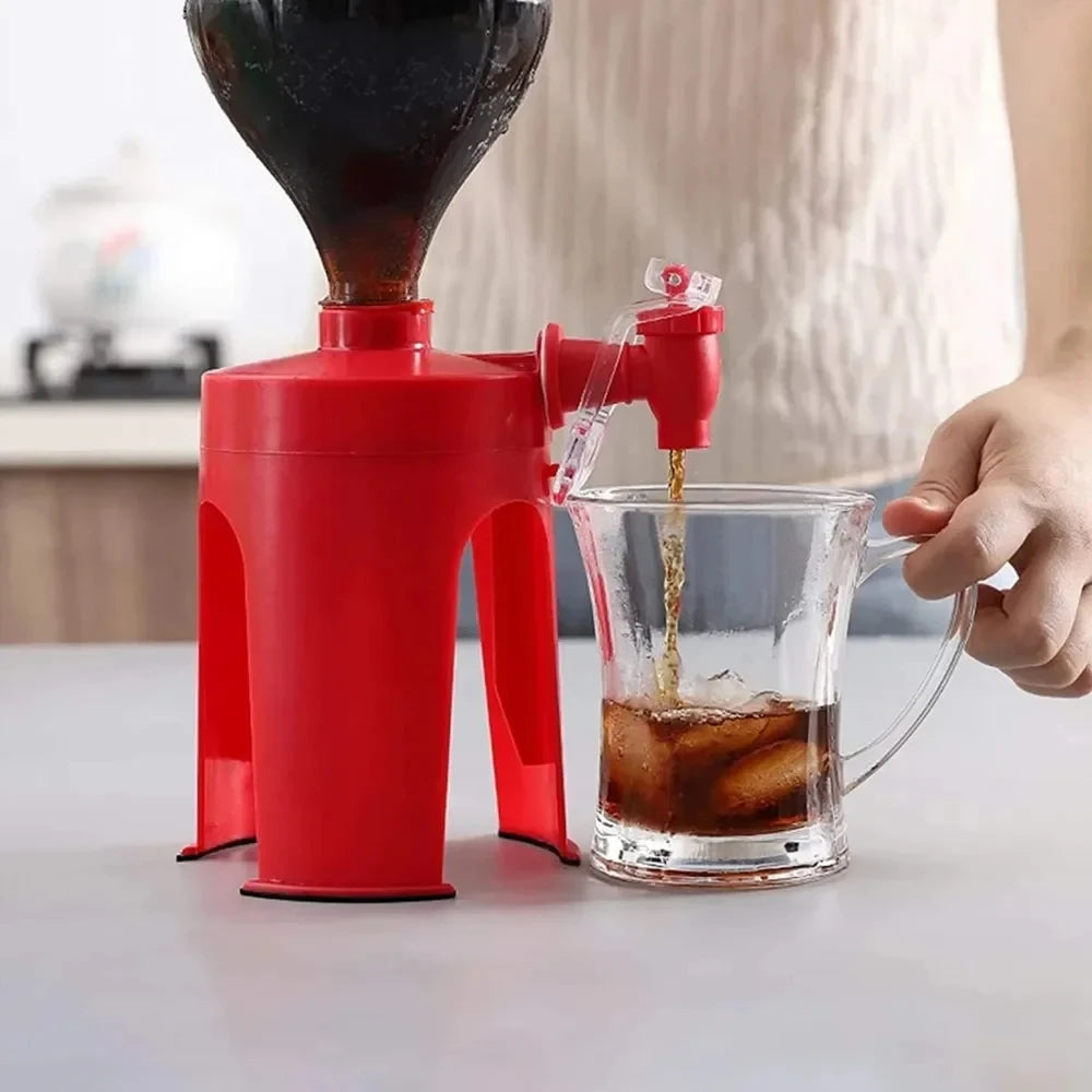Fashion Drink Dispenser Coke Soda Bottle Inverted Carbonated Beverage Drinking Water Dispense Machine Home Party Bar