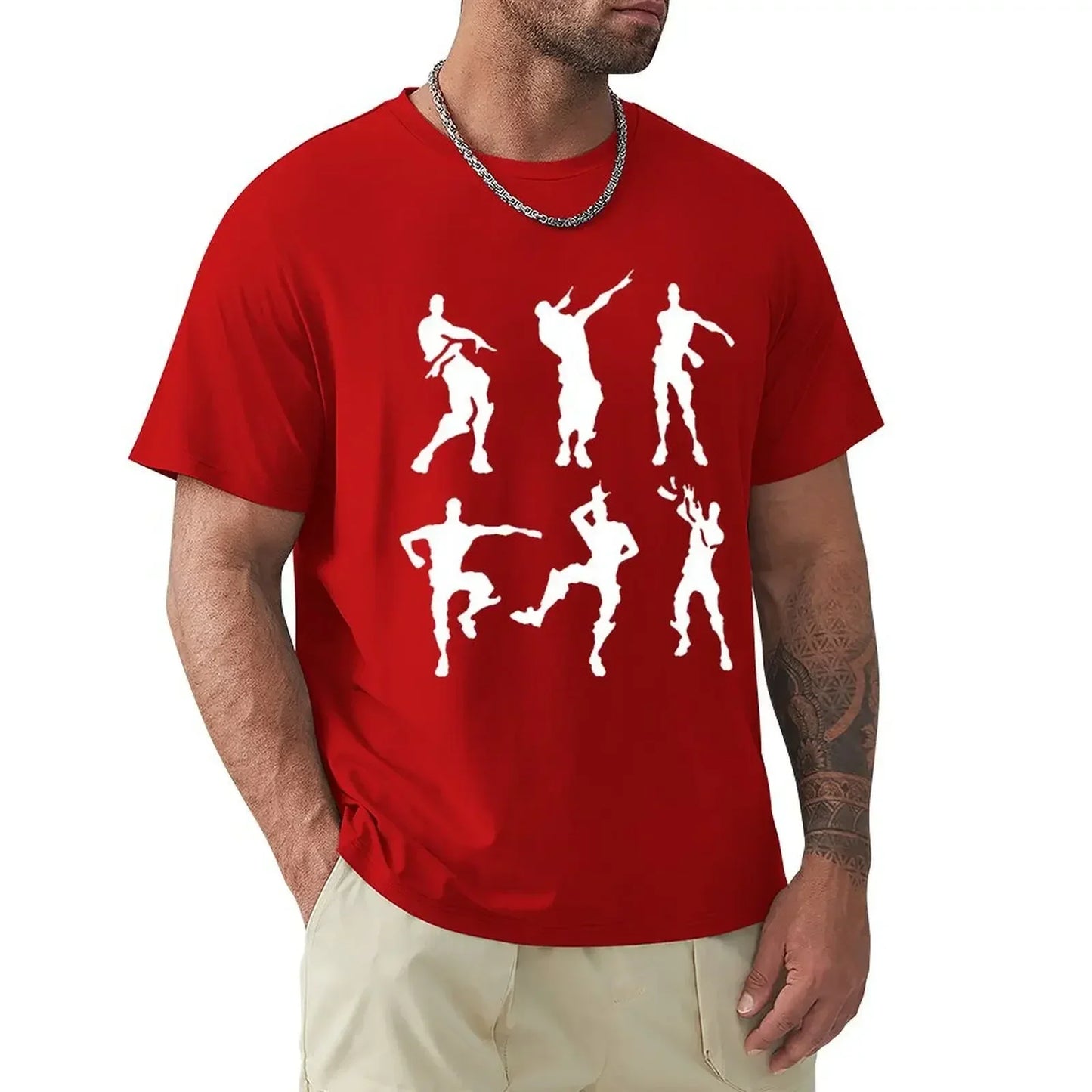 Fortniter Celebrations T Shirt Adult Men's Gaming Dance T-Shirt Discout Hot New Fashion Short Sleeve TShirt Cotton Top Tees