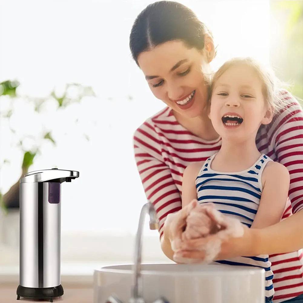 1/2PCS Automatic Soap Dispenser Touchless Hands Free Auto Soap Dispenser Intelligent Liquid Soaps Container Bathroom Accessories