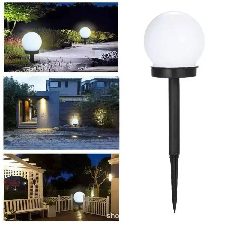 Solar Lawn Lights Outdoor Waterproof Garden Decor Light Ground Lamp Patio Balcony Garden Light LED Landscape Lamp for Yard Fence