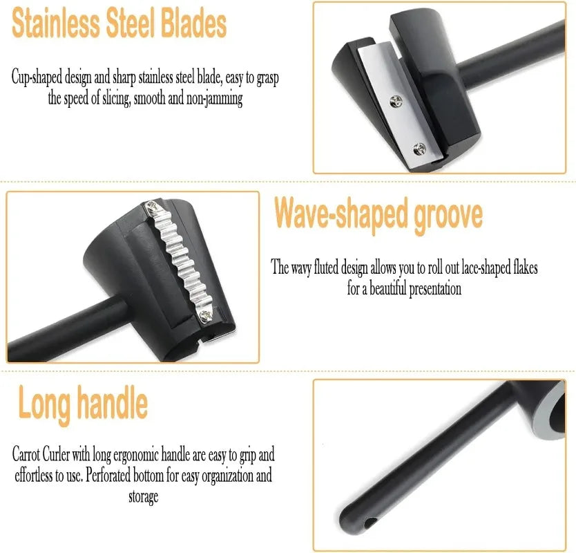 Potato Slicer Cutter Food Grater Fruit Vegetable Peeler Potato Sharpener Carrot Curler Salad Knife Sharpener Flower Tool Manual