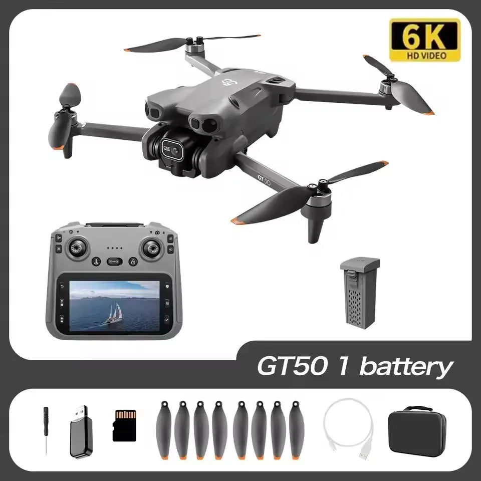 8K HD Camera Photography 5G WIFI Brushless Avoid Obstacles FPV Fishing Drone RC Quadcopter For Kids Toys Hot GT50 PRO GPS Drone