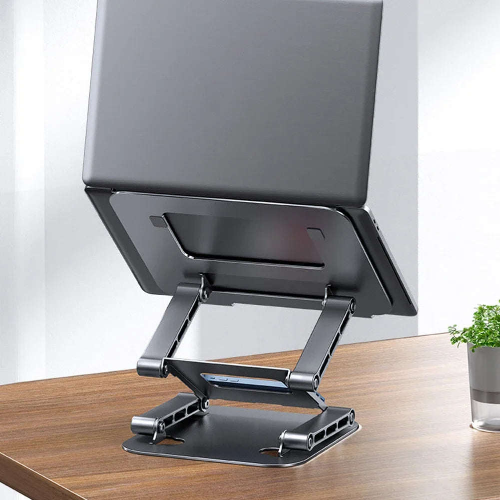 New Foldable Laptop Stand 3 Layer Adjustable Height Metal Notebook Stand Tablet Stand for Laptops/tablets/mobile Phones