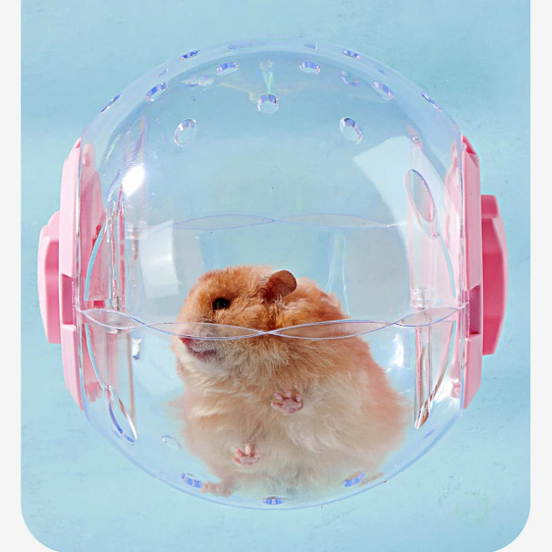 Hamster Running Ball Indoor Golden Wire Bear Crystal Running Ball Roller Sports Ball Running Ball Hamster Sports Running Ball