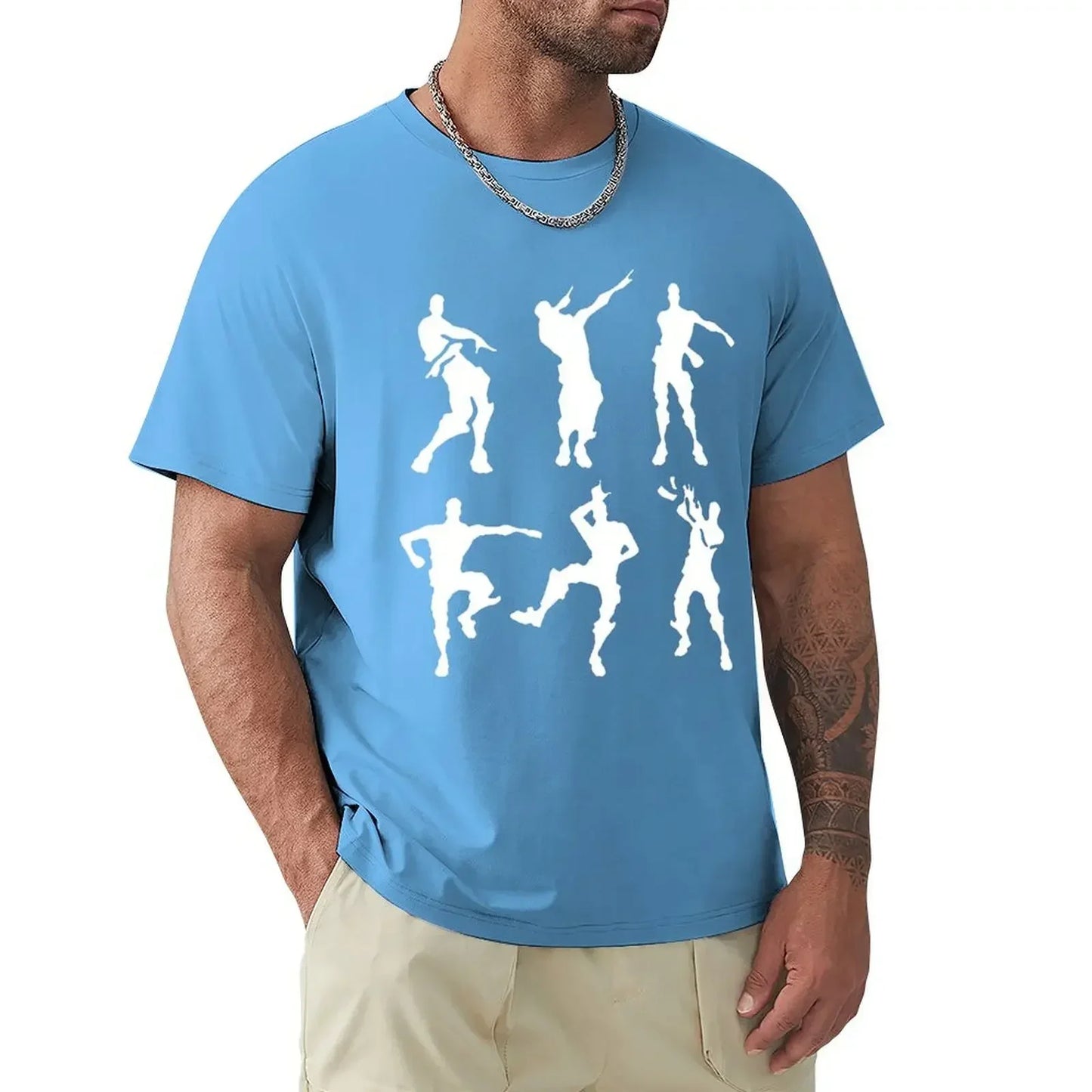 Fortniter Celebrations T Shirt Adult Men's Gaming Dance T-Shirt Discout Hot New Fashion Short Sleeve TShirt Cotton Top Tees