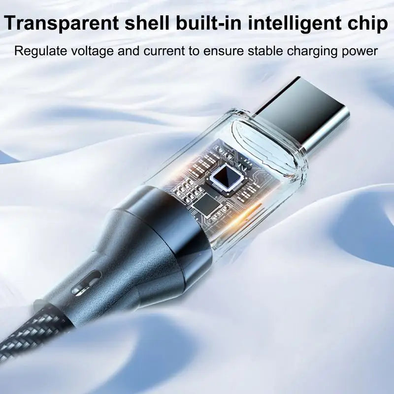 Fast Charging Cable Fast Charging Cable Data Cord Super Fast Charging USB C Cable High Speed Data Transfer Cord For Phones