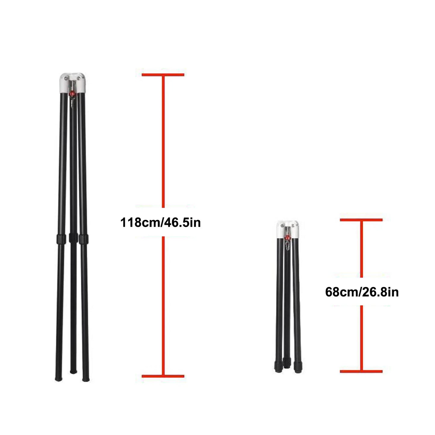 Astronomical Telescope Tripod 2 Sections Adjustable 3/8 Inch Interface 15KG Loading Astronomical Telescope Stand Tripod Tripod