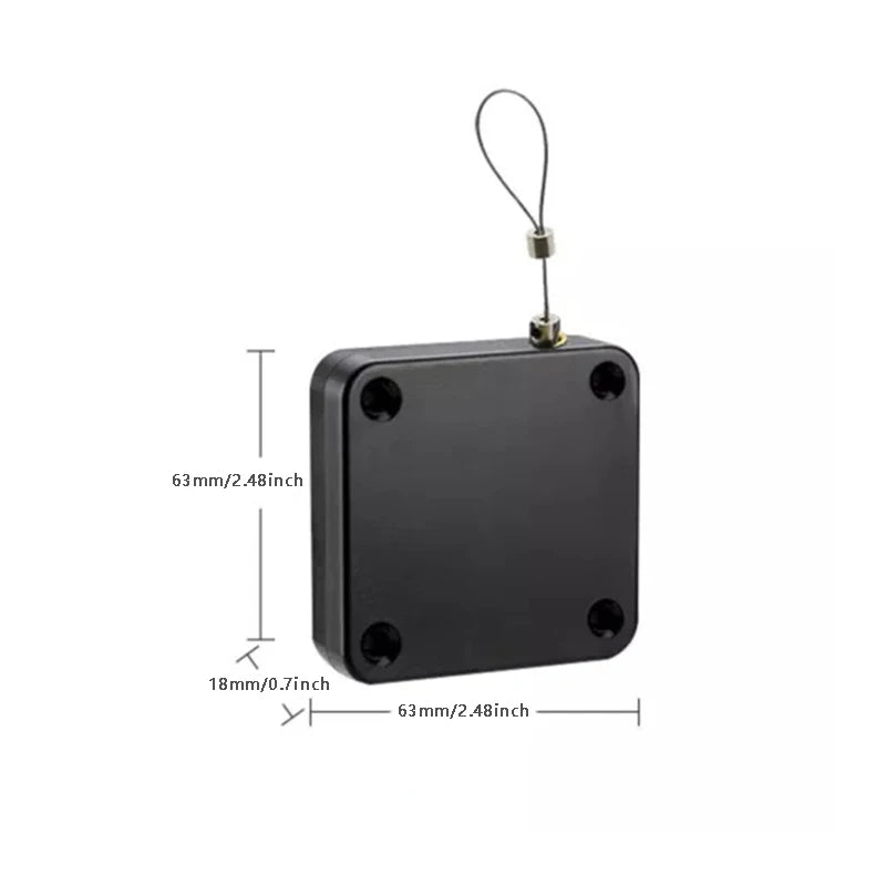 Punch Free Door Closer Telescopic Door Device Automatic Sensor Door Closer Adjustable Surface Door Stop Bracket for Door Close