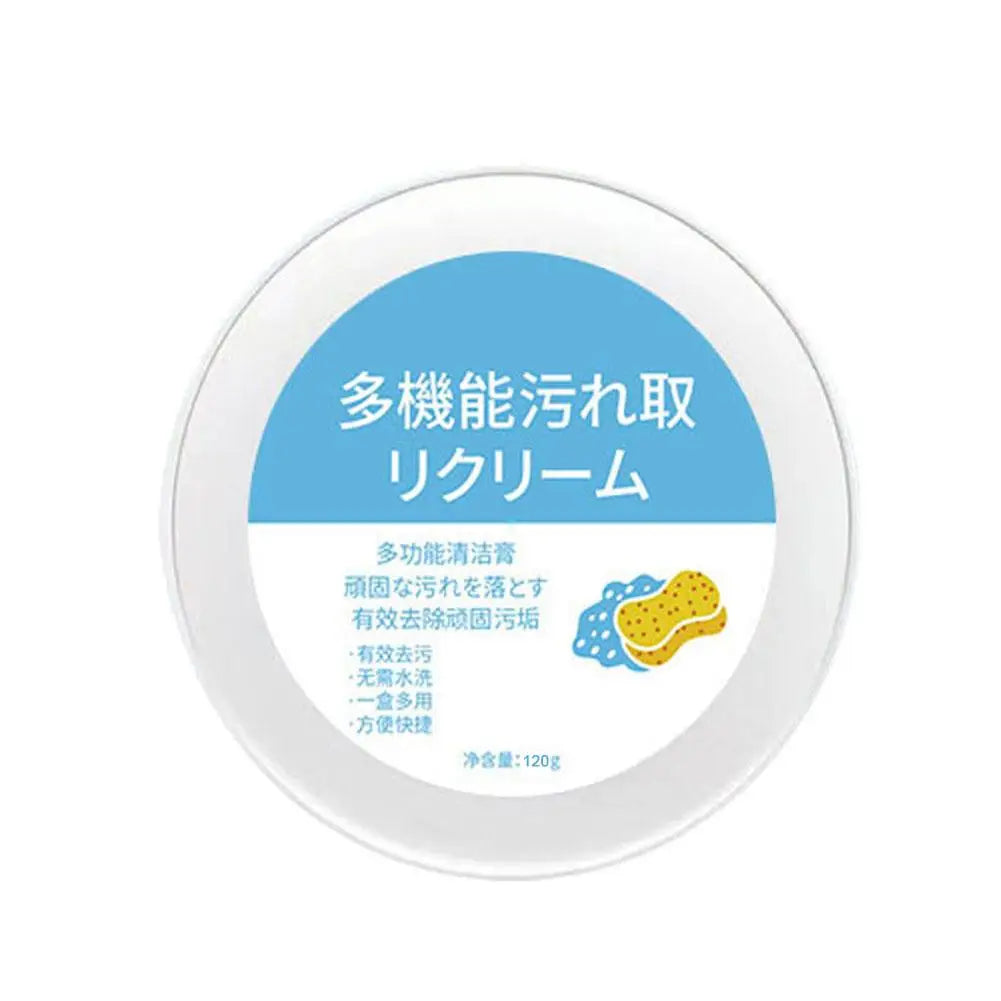 White Shoes Cleaning Cream Stains Remover Shoes Whitening All-Purpose Cleansing Cream With Wipe Sponge For Shoes Sneakers