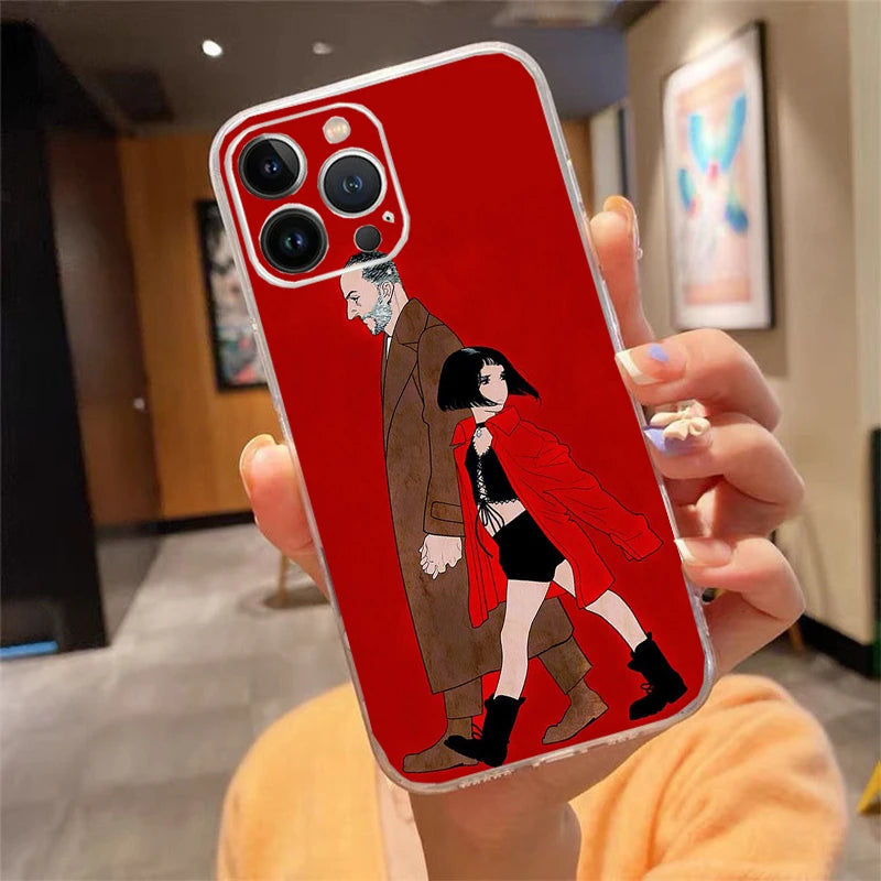 Phone Case For iphone 17 Air 17 16 Pro Max 15 14 13 Pro Max 15 16 Pro 15Plus Leon Matilda Natalie Portman