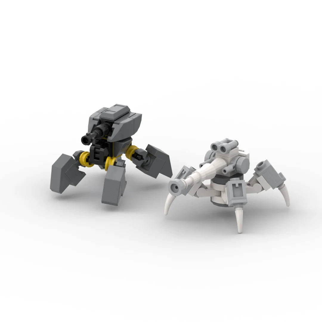 MOC WWII Military Quadruped Mech Robot Building Blocks Set - Educational STEM Toy for Boys Ages 8+