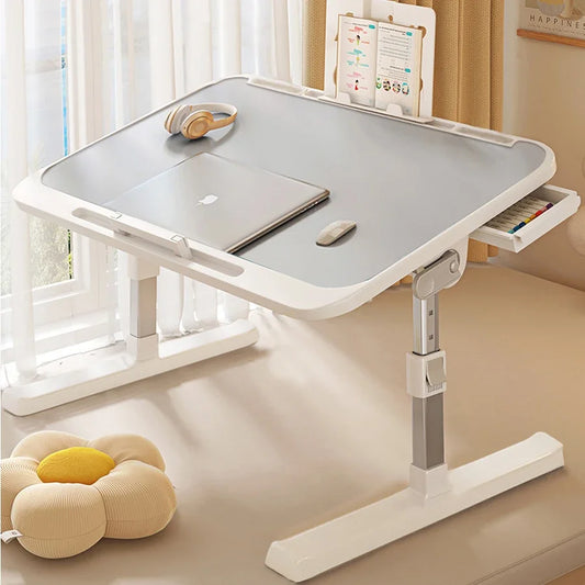 Foldable Bed Desk, Laptop Desk, Adjustable Computer Desk, Office Desk, Children's Study Desk, Bedroom Living Room Desk