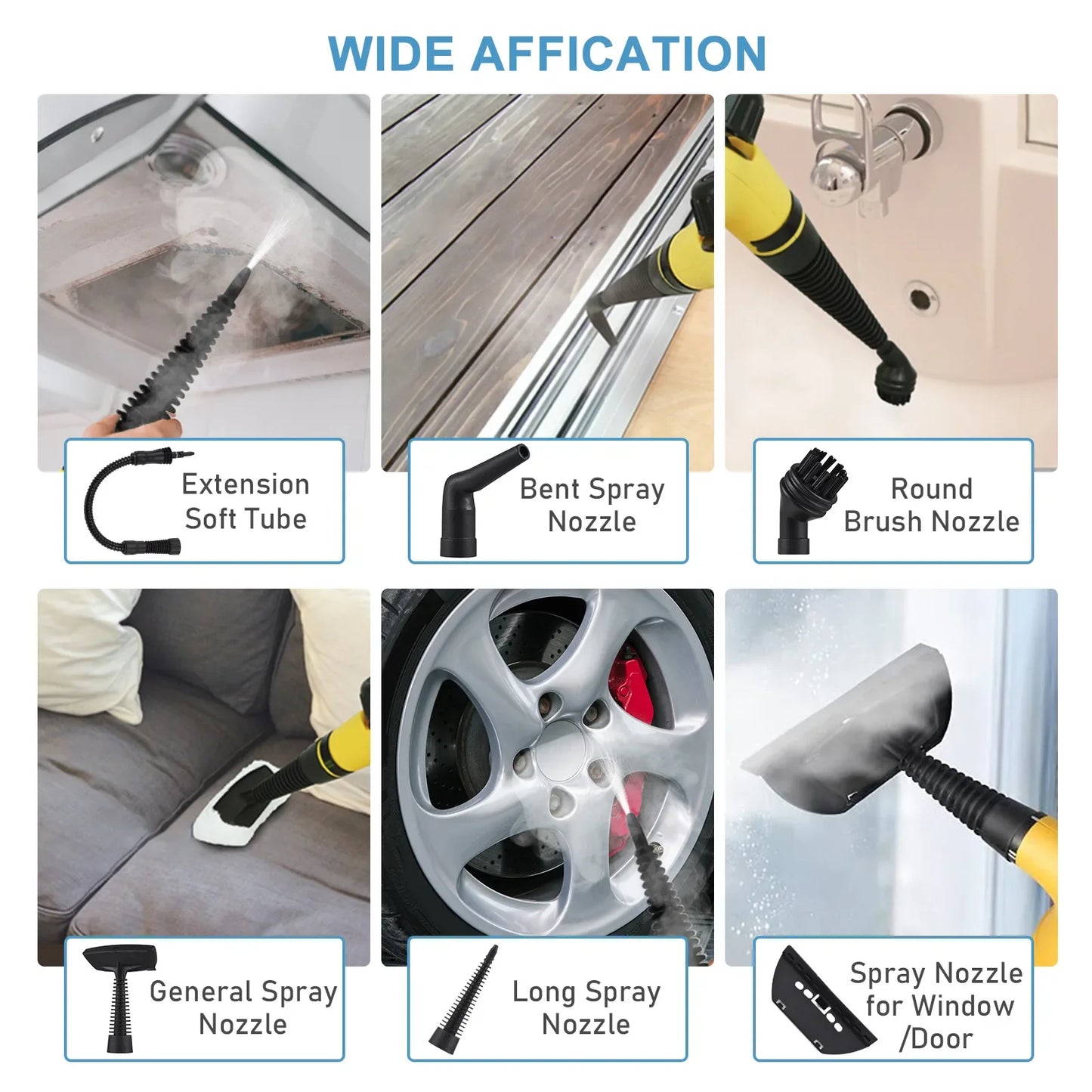 Handheld steam cleaner high pressure Cleaning machine household air conditioner Kitchen Hood cleaner Portable car steam cleaner