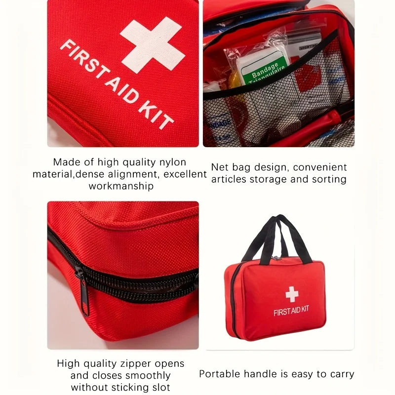 First Aid Kit - Emergency Kit for Travel, Home, Office, Car, Workplace and Outdoor Activities