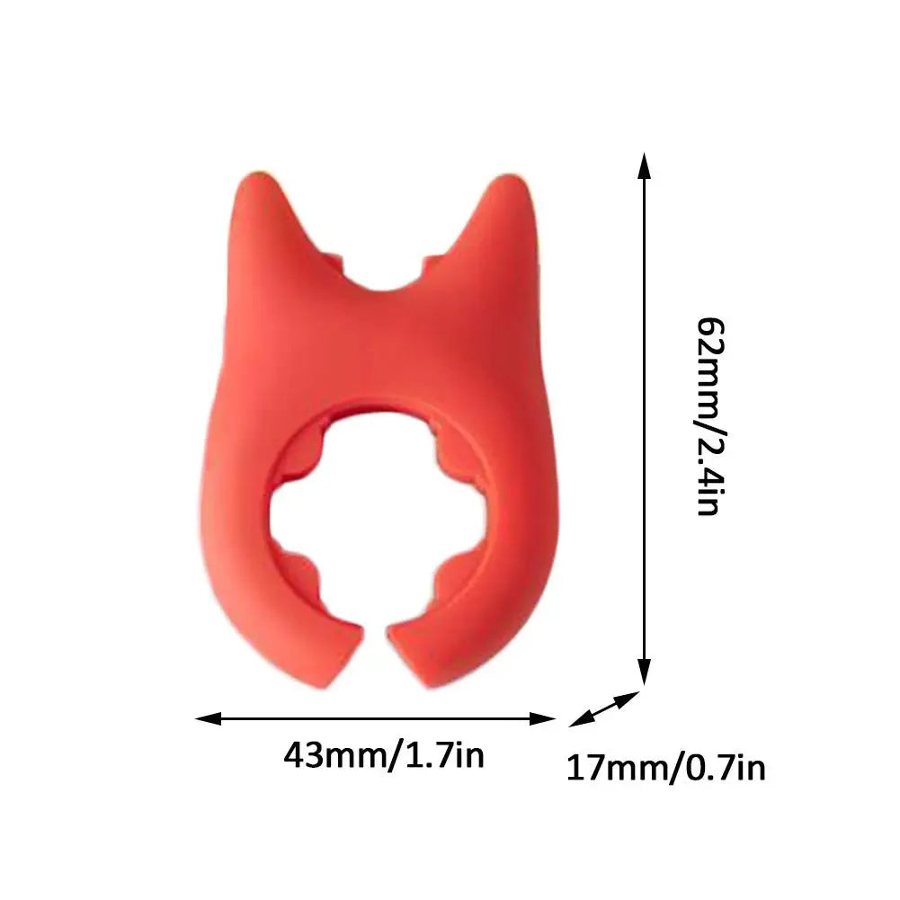 Portable Silicone Anti-overflow Pot Lid Clip Anti-scalding Spoon Holder Support Rack Kitchen Universal Spatula Bracket Clip