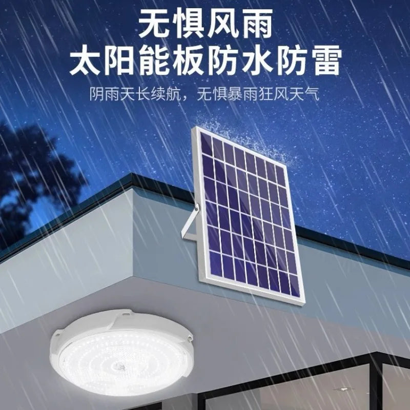 Solar lights Indoor Home Top Ceiling House Outdoor Garden pandent light Panel Lamp Fixture For Corridor Garden Living Room