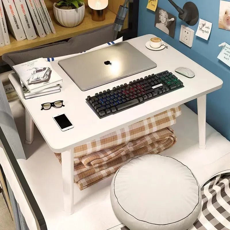 Computer Desk Folding Small Table College Students Study Dormitory Bedroom Lazy High Bed Sillon De Escritorio Office Furniture