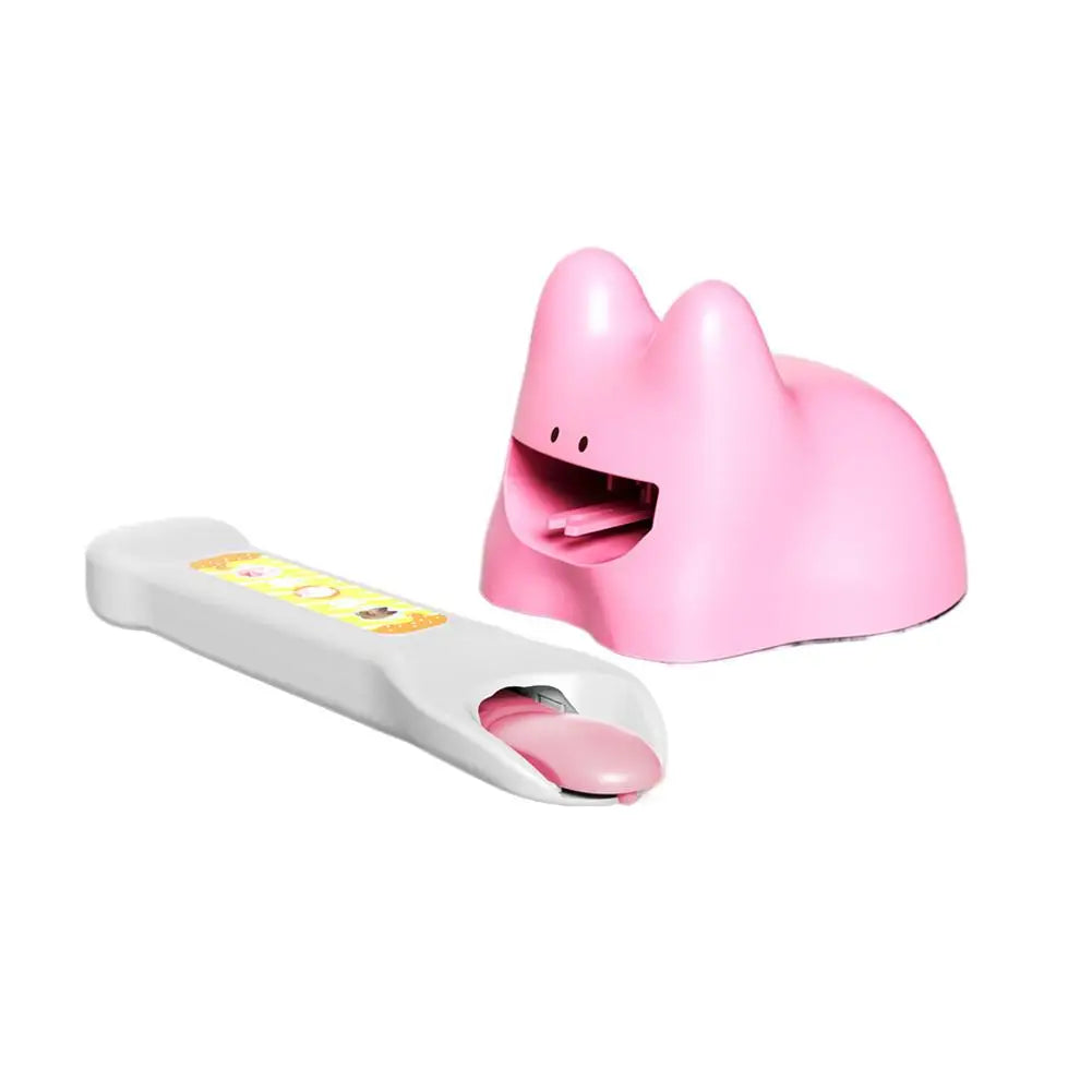 Rabbit Pudding Pretend Play Feeding Set Kids Simulation Play House Toy Early Education Interactive Toy with Kid-Safe Material