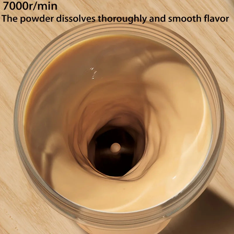 1 Piece/13.53 Oz Portable Charging Electric Stirring Cup Automatic Self Mixing Cup-Sports Cup with Electric Stirring