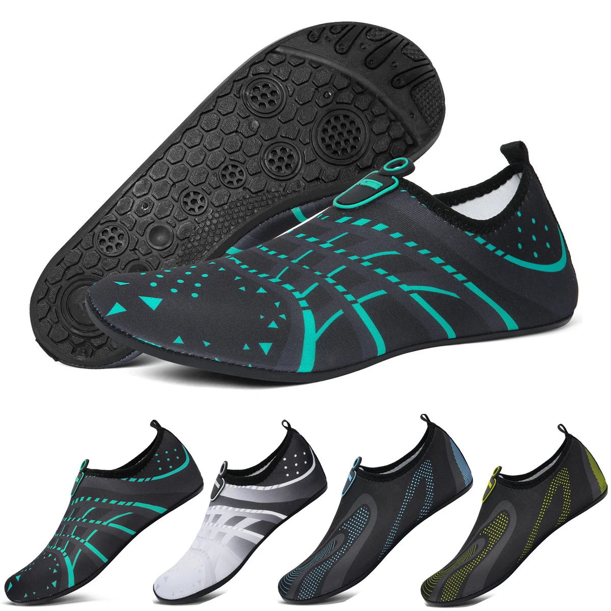 Diving Shoes Women Aqua Shoes Men Beach Swimming Water Sport Socks Barefoot Sneaker Fitness Dance Swim Surfing Snorkeling Shoe