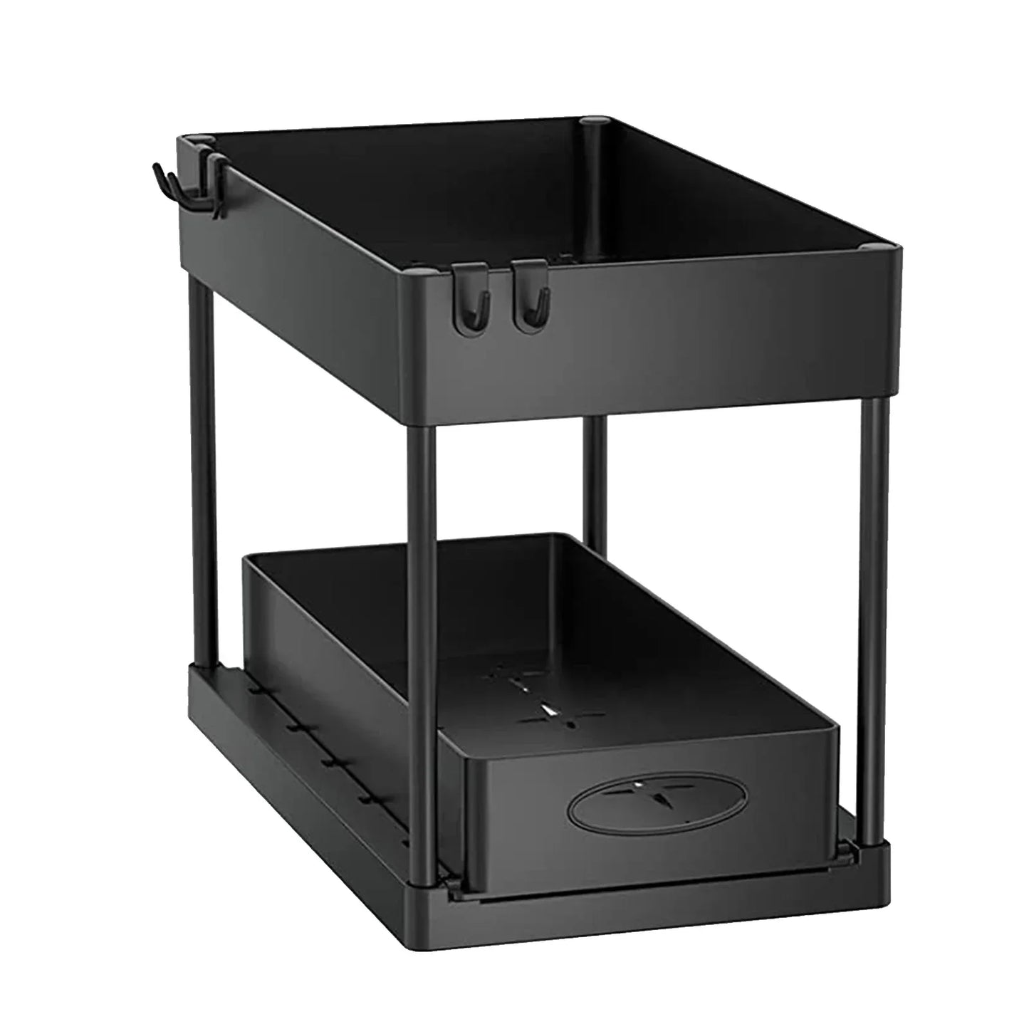 kitchen Organizer Under Sink Organizer Sliding Drawer Storage Rack 2 Tier Organizer Storage Multipurpose Holder Rack for Kitchen