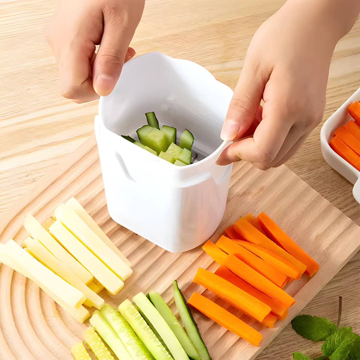 Potato Slicer, French Fry Slicer, A Powerful Tool for Making French Fries, Multifunctional Vegetable Slicer
