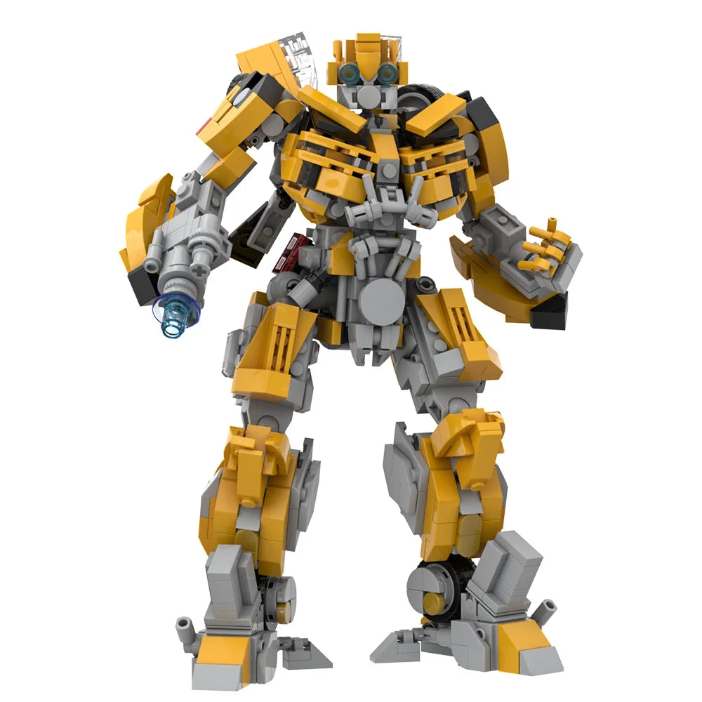 Moc Shapeshifting Robot Building Blocks - DIY Assembly Toy for Kids & Adults, Inspired by Autobots Movies