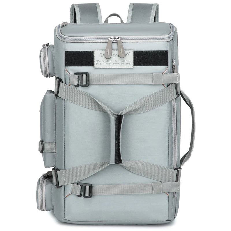 Outdoor multi-functional backpack, large-capacity backpack, outdoor hiking bag, multi-pocket commuting bag