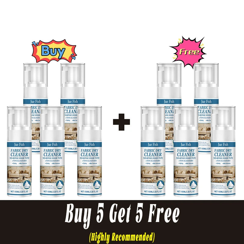 Fabric Sofa Dry Cleaning Foam Multi-function Detergent Carpet Curtain Clothes Mattress Decontamination Without Water Detergent