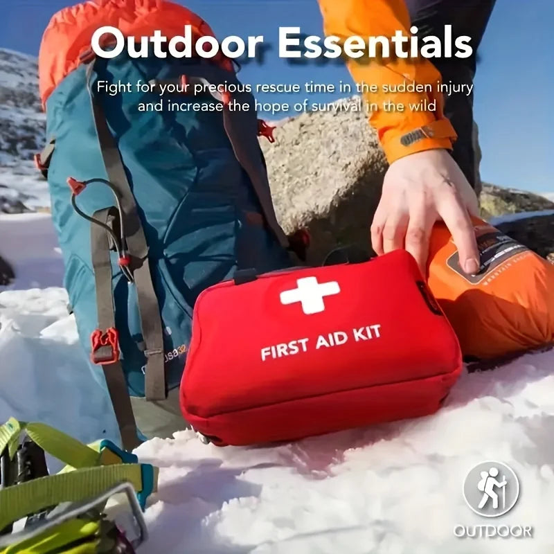 First Aid Kit - Emergency Kit for Travel, Home, Office, Car, Workplace and Outdoor Activities