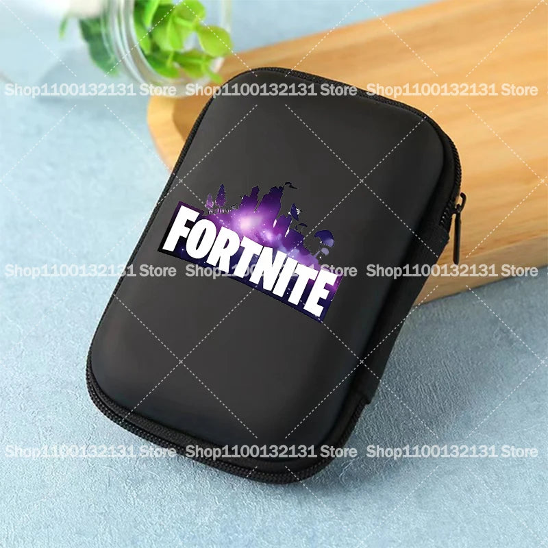 Game Fortnites Storage Bag Cartoon Printed Fortress Night Data Cable Charger Travel Earphone Storage Protective Case Bags Gift