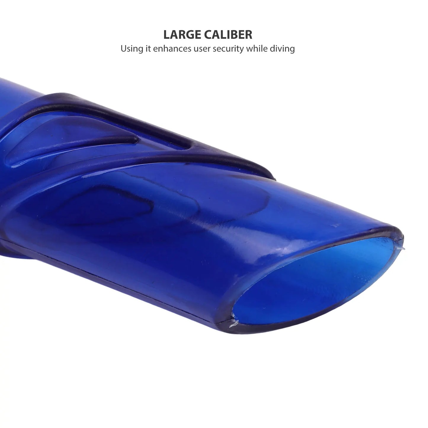 Diving Wet Snorkel, Diving Snorkel PVC Easy Breath Snorkel Diving Snorkeling Tube with Comfortable Mouthpiece for Free Diving