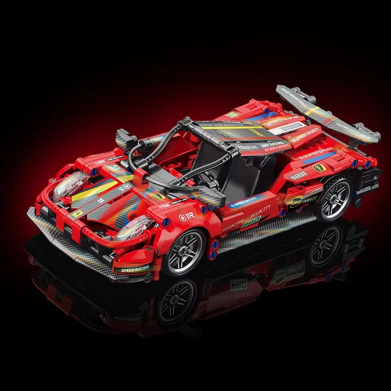 67129 Car MOC 1280pcs Building Blocks Sports Car Model Kit - 1:14 Scale Adult Collectible Construction Toy