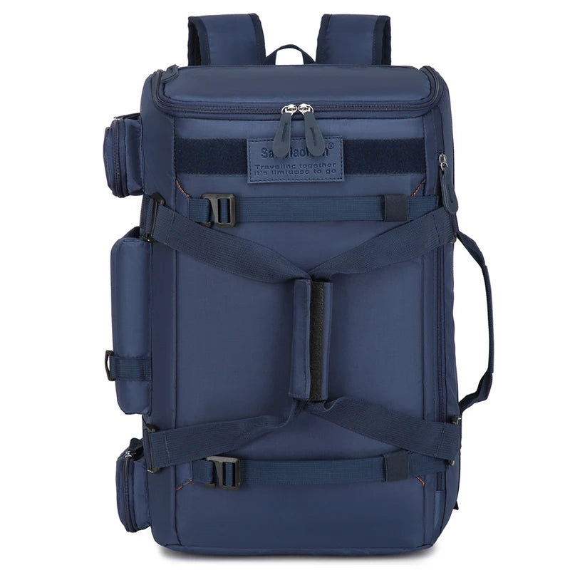 Outdoor multi-functional backpack, large-capacity backpack, outdoor hiking bag, multi-pocket commuting bag