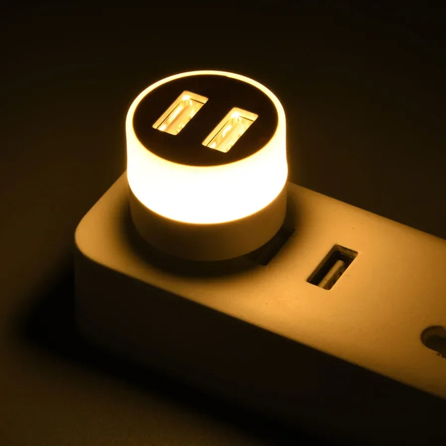 LED USB Book Lamp USB Light Eye Protection Reading Light Computer Reading Lamp Mobile Power Charging Book Lamps Mini Night Light