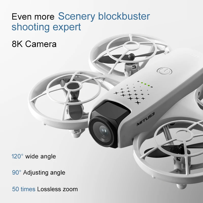 Professional HD V53 Drone 8k 6k 4k WIFI fpv Quadcopter Aircraft with Obstacle Avoidance for Aerial Photography Drone Camera Toys