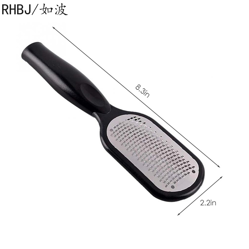 RHBJ 1Pcs Foot Scrubber File Rasp Spa Dead Skin Callus Remover Stainless Steel Grater Care Pedicure Tool Restore Feet Product