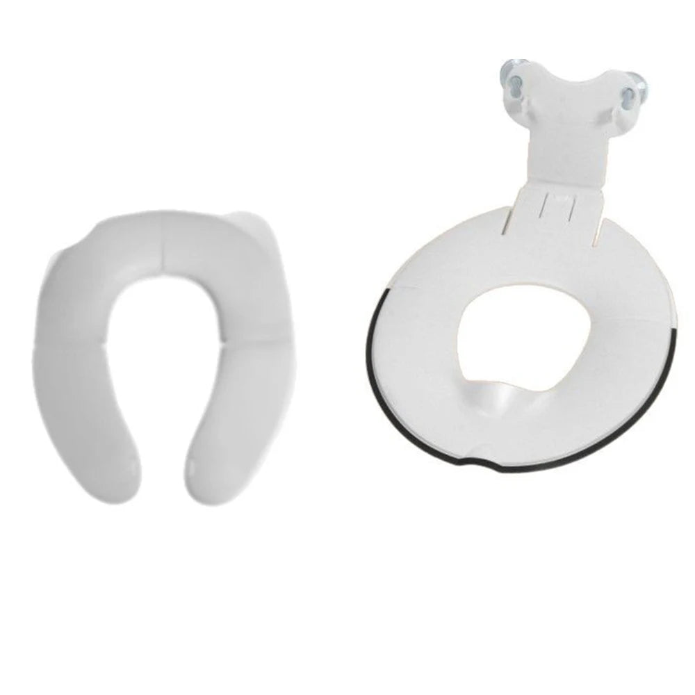 Foldable Toilet Seat For Children, Flip & Sit Potty Seat, Attaches to Toilet Securely, Space Saving Design Fits Most Toilets