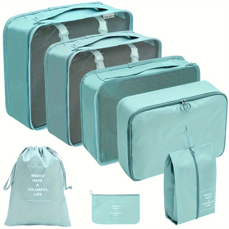 Travel Organizer Storage Bags Clothes Digital Toiletries Shoes Organizer Bag Wardrobe Cube Suitcase Packing Set Clothing Storage