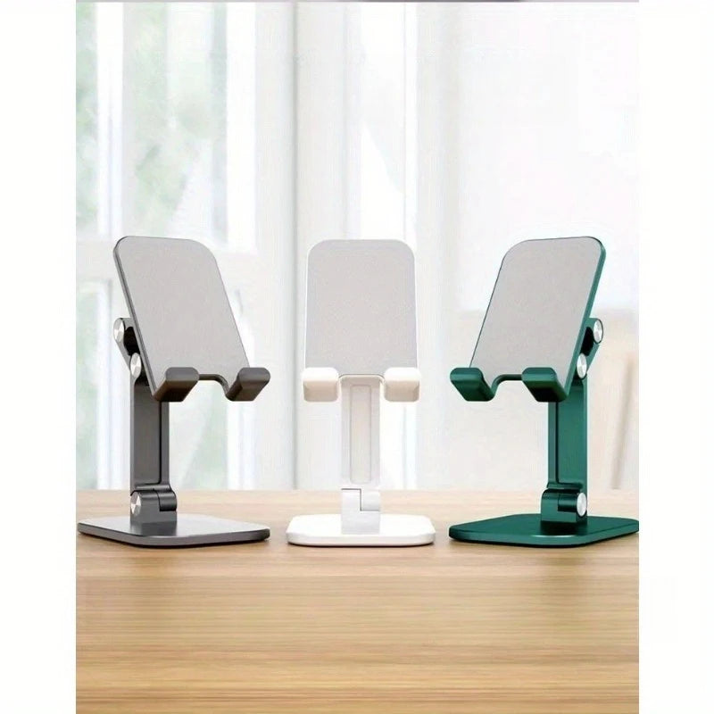 Three Sections Foldable Desk Mobile Phone Holder For iPhone iPad Tablet Flexible Table Desktop Adjustable Cell Smart