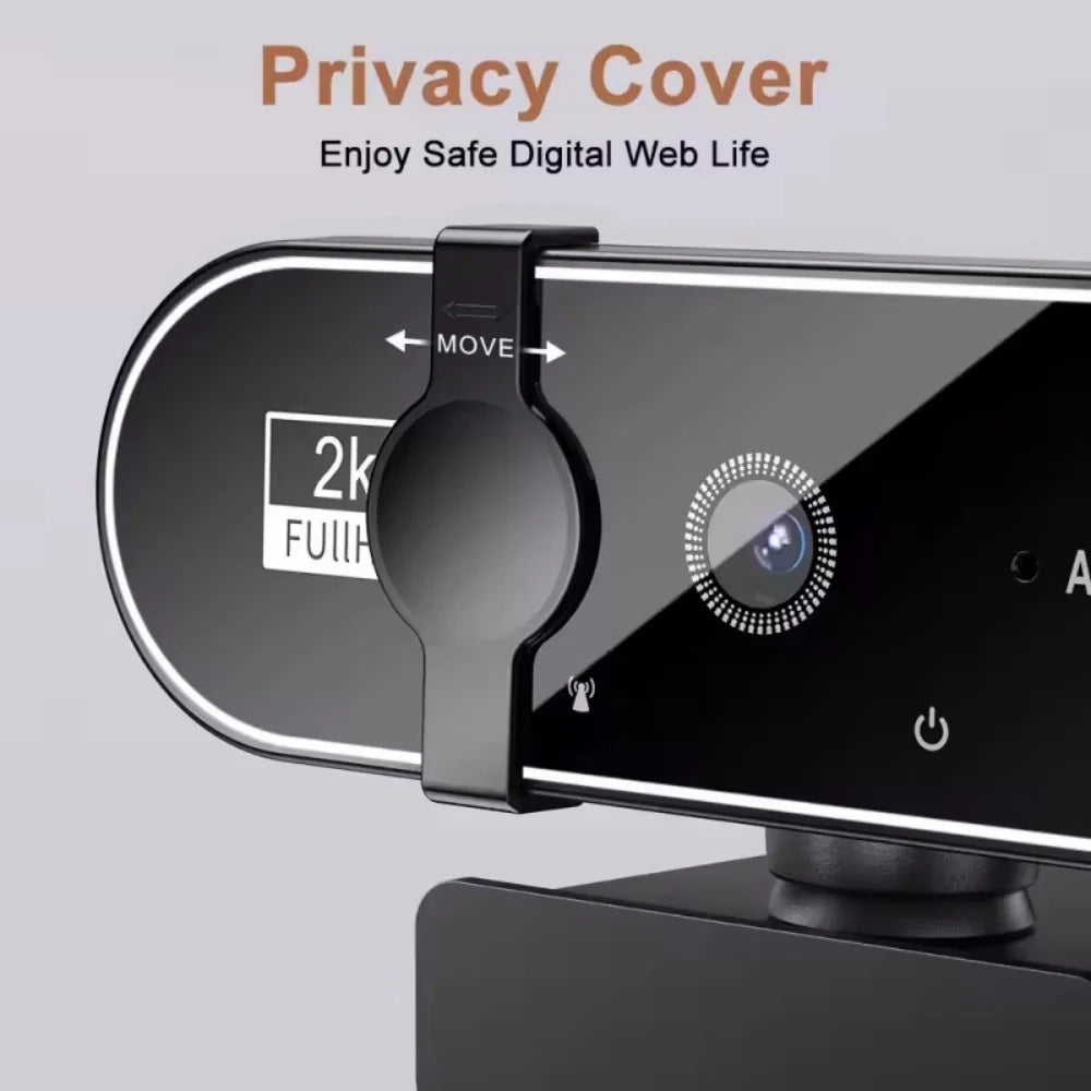 4K Auto Focus 1080p Computer Webcam High Definition Network Usb Live Broadcast Professional 2k Full HD Webcamra with Microphone