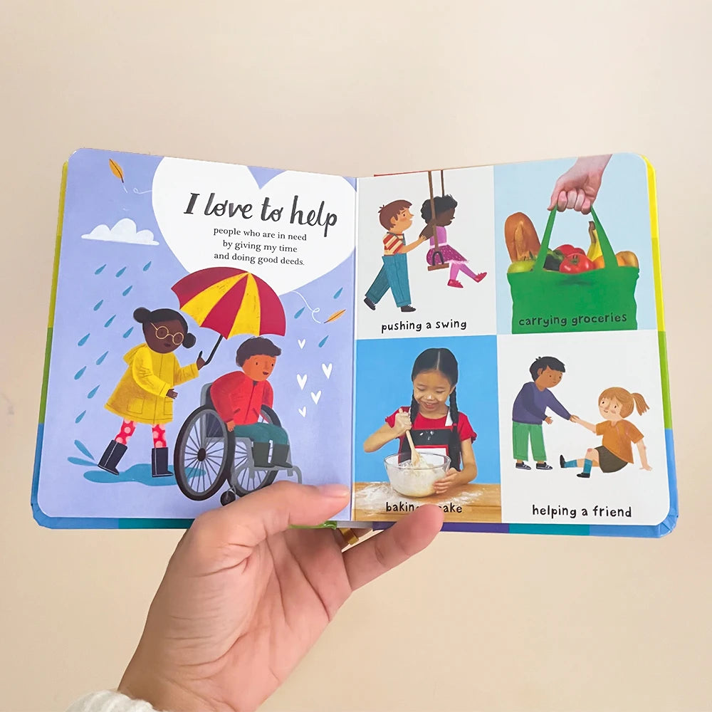 First Words of Love Picture Book for Kids Learn Sharing Empathy & Kindness Nurturing Social-Emotional Skills Educational Books
