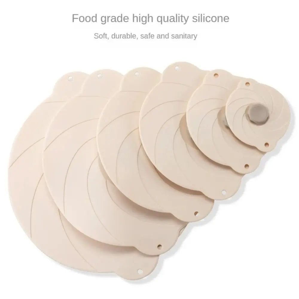Self Sealing Food Fresh Lids Tableware Anti Overflow Silicone Pot Cover Reusable Preservation Lids Fresh Keeping Cover Cookware